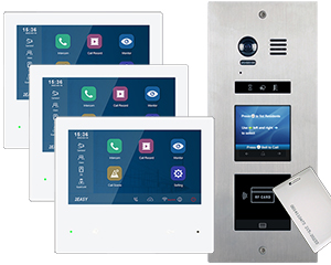 3-Flat Door Entry System Vosper Keyfob Reader Mobile App