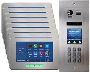Vulcan Touchscreen and Keypad 8-Flat Alecto Monitors