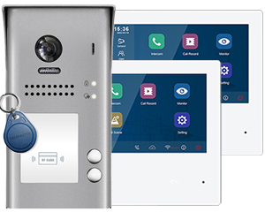 2-Flat Keyfob Reader Door Entry System Mobile App