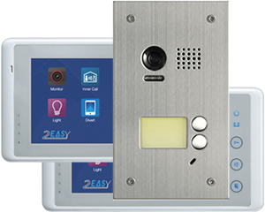 2-Flat Video Door Entry Kit Cronus 603