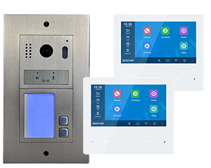 2-Flat Video Door Entry System Full Colour Night Vision Tuya Mobile App