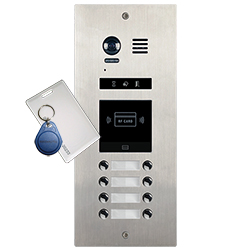 2-Easy DMR21ID 8-Button Apartment Door Station Proximity Reader