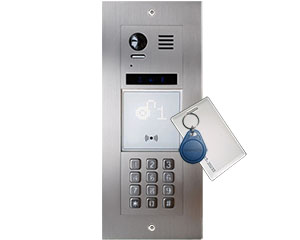 Vulcan Card Reader and Keypad Apartment Video Door Entry System Bespoke