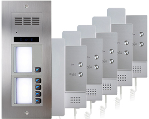 5-Flat Direct Call Vulcan Audio Door Entry System