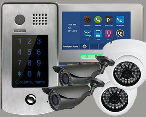 2-Easy Minuet 601 Door Entry plus 4-CCTV Kit