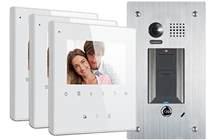 3-Monitor Avro Door Entry System Fingerprint Doorbell