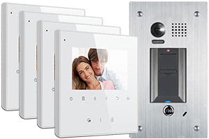 4-Monitor Avro Door Entry System Fingerprint Doorbell