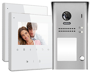 2-Monitor Avro Door Entry Kit Surface Doorbell
