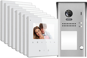 8-Monitor Avro Door Entry Kit Surface Doorbell