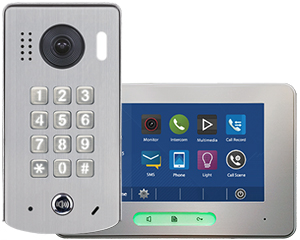 1-Monitor Alecto Door Entry Kit Keypad Doorbell