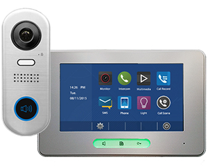 1-Monitor Alecto Door Entry Kit Slim Doorbell