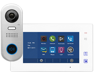 1-Monitor Aura Door Entry System Slim Doorbell