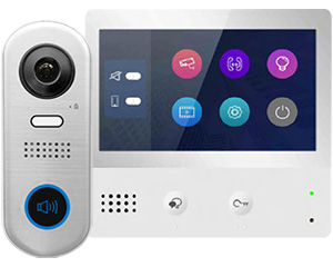 2-Easy DT471 1-Monitor Door Entry Kit Slim Doorbell