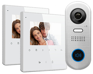 2-Monitor Avro Door Entry System Slim Doorbell