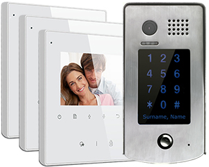 3-Monitor Avro Door Entry System Keypad Doorbell
