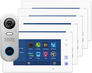 5-Monitor Aura Door Entry System Slim Doorbell