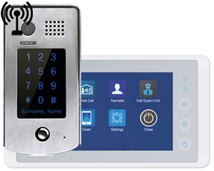 1-Monitor Cronus Door Entry Kit GSM Keypad Doorbell