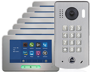 7-Monitor Alecto Door Entry Kit Keypad Doorbell