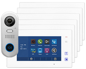 6-Monitor Aura Door Entry System Slim Doorbell