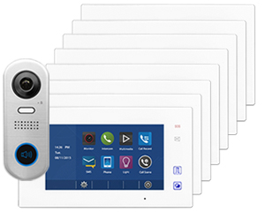 8-Monitor Aura Door Entry System Slim Doorbell