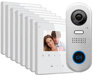 8-Monitor Avro Door Entry System Slim Doorbell