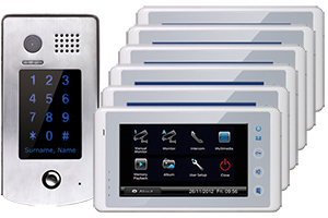 6-Monitor Cronus Door Entry System Keypad Doorbell