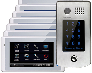 7-Monitor Cronus Door Entry System Keypad Doorbell