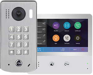 1-Monitor DX471 Door Entry Kit Mobile App Keypad Doorbell