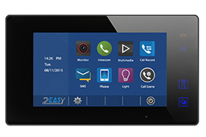 2-Easy Aura Black Video Monitor Image Recording