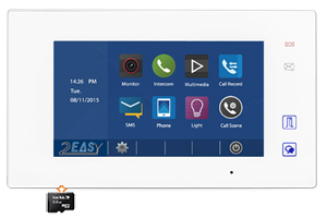 2-Easy Aura White Image Recording Video Door Intercom Bespoke