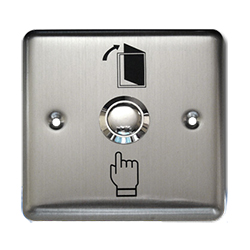 SB3 Stainless Steel Indoor Exit Button 86 x 86mm