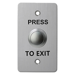 SB10B Stainless Steel Indoor Exit Button 86 x 50mm